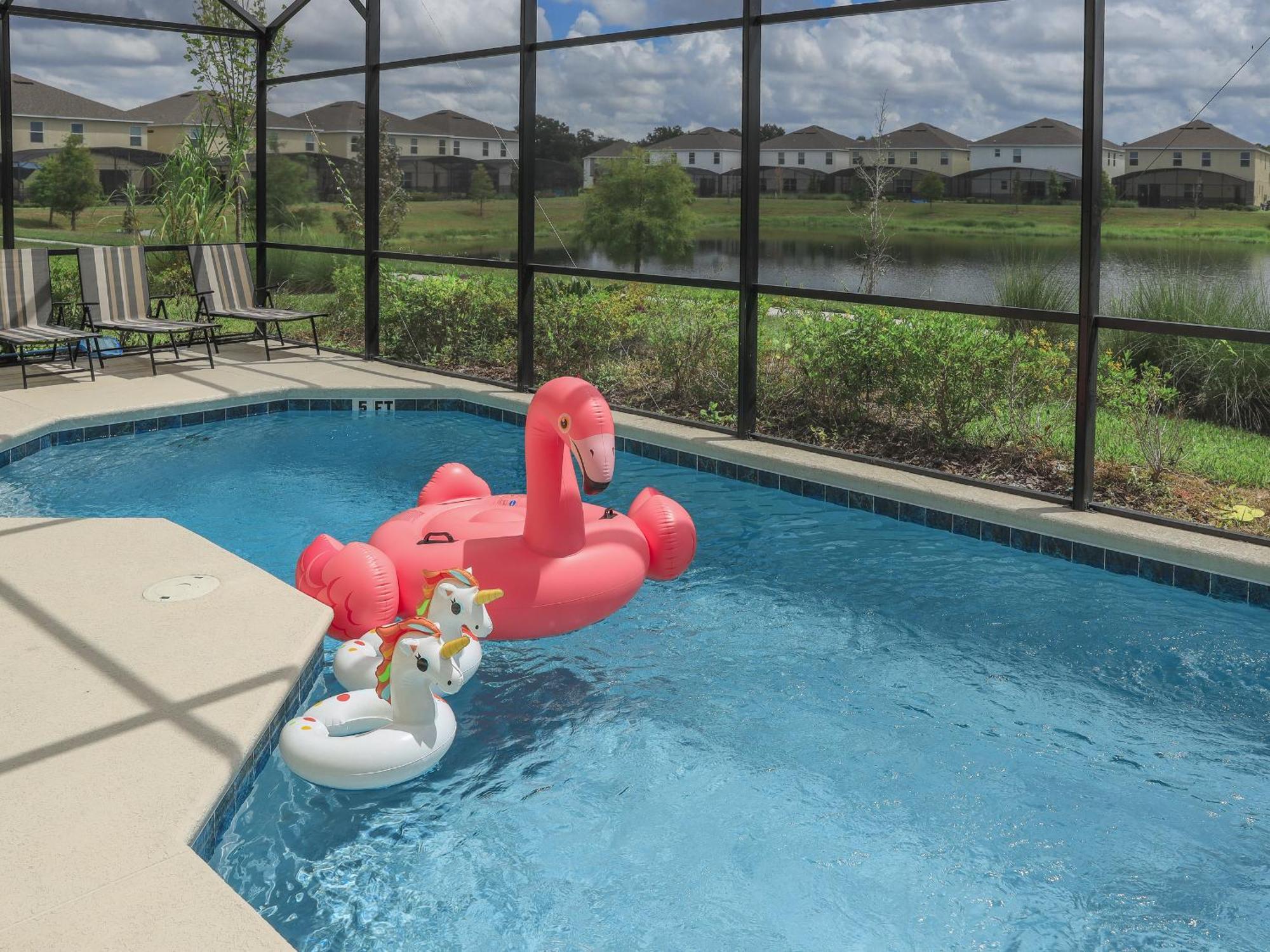 Waterfront Brand New Modern Luxury 8 Bedroom Pool House! Sleeps 16 基西米 外观 照片