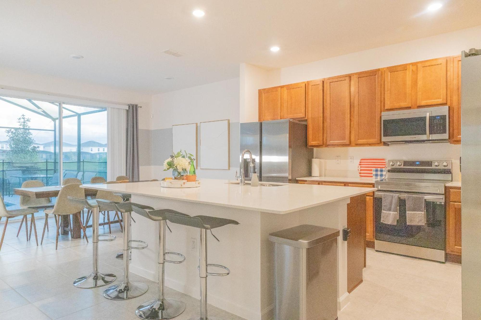 Waterfront Brand New Modern Luxury 8 Bedroom Pool House! Sleeps 16 基西米 外观 照片