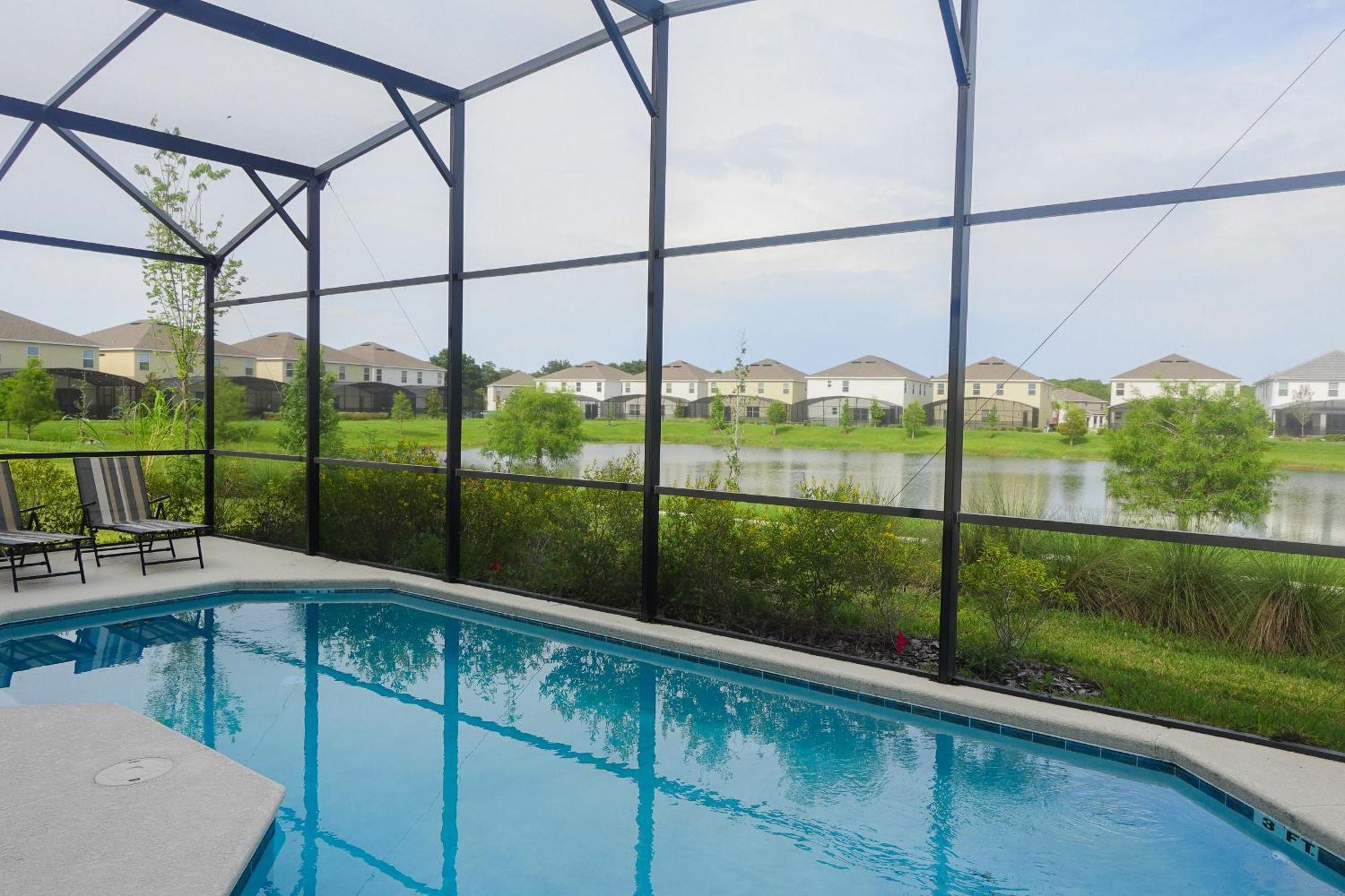 Waterfront Brand New Modern Luxury 8 Bedroom Pool House! Sleeps 16 基西米 外观 照片